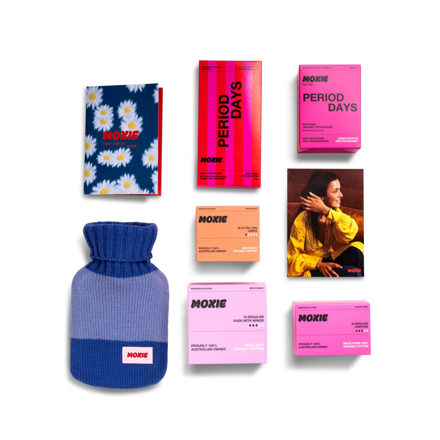 'Welcome to Periods!' Box (pads + tampons)