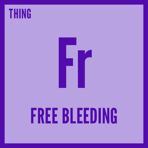 I tried free bleeding in period underwear #BleedingWhileTrans 