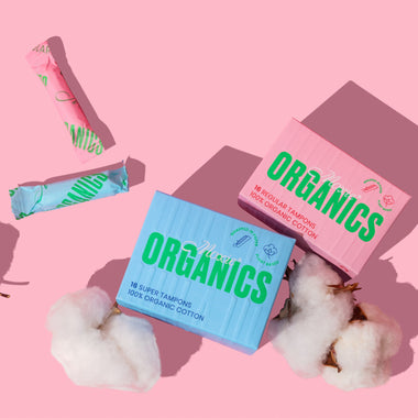 YOUR ORGANIC TAMPON QUESTIONS, ANSWERED (AND MYTHS DE-BUNKED).