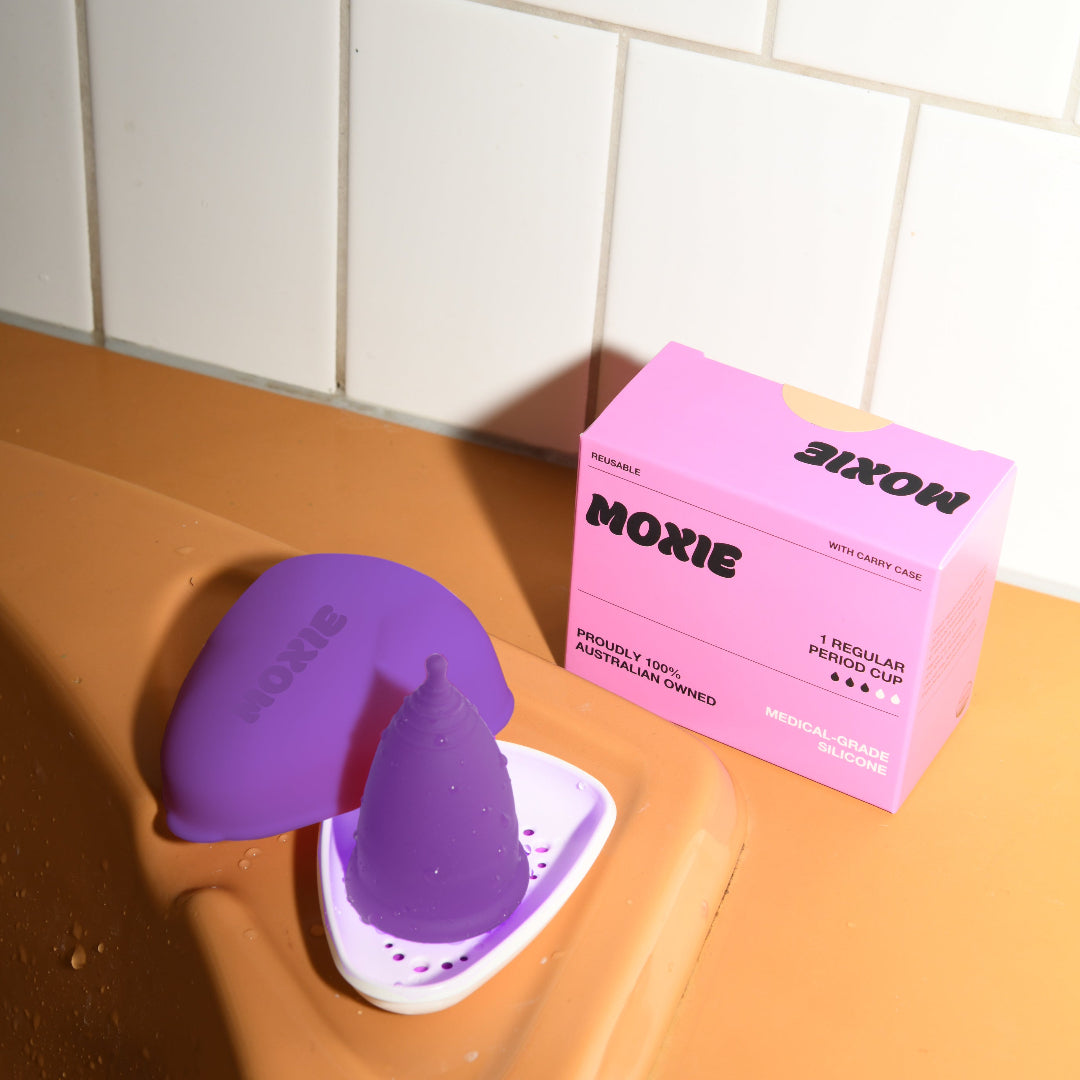 Moxie Menstrual Cup Kit (Regular or Super)