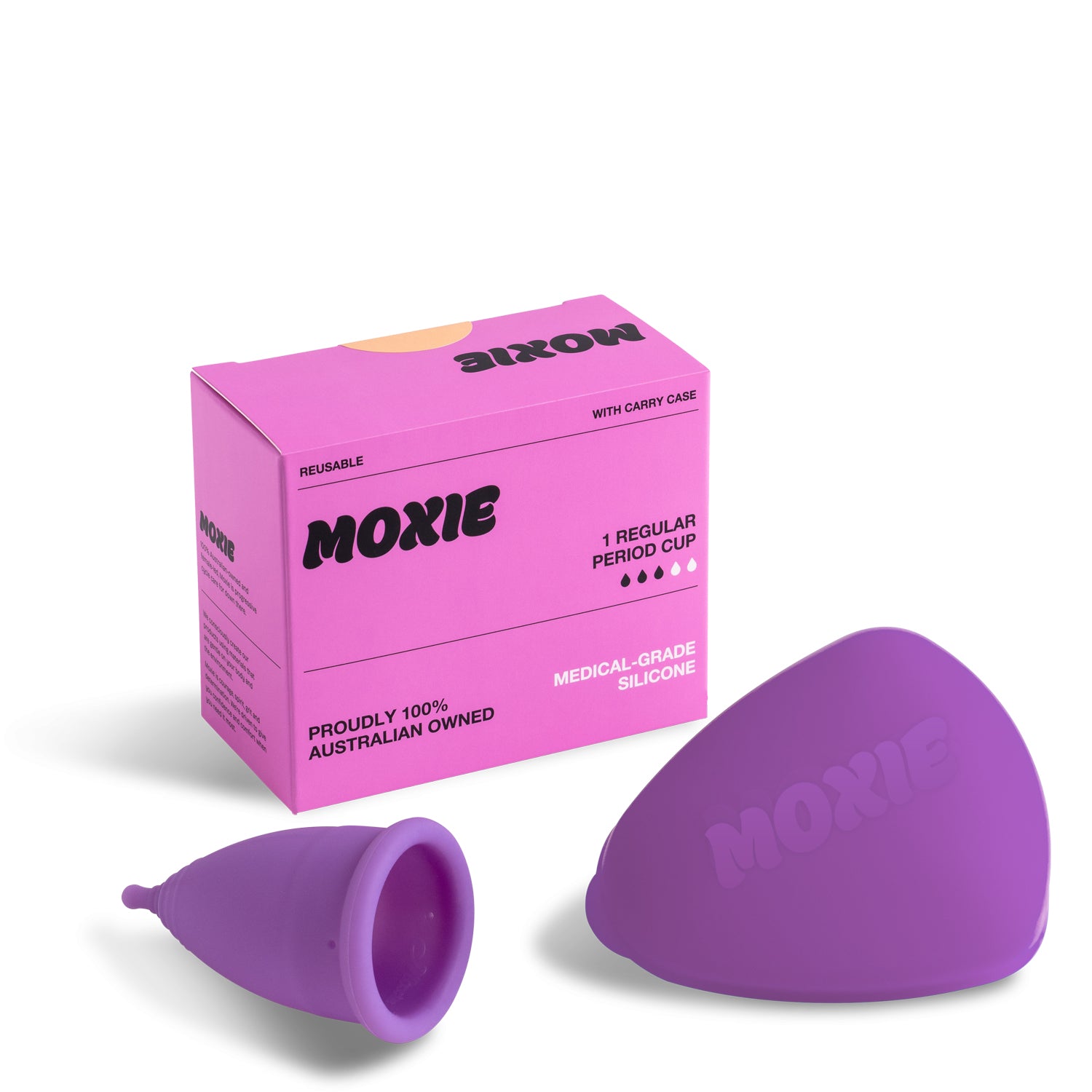 Moxie regular reusable menstrual cup