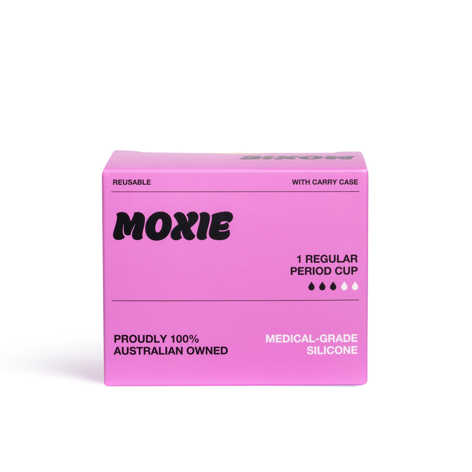 Moxie regular reusable menstrual cup