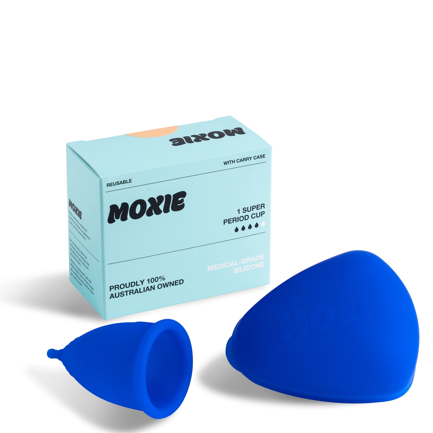 Moxie super reusable menstrual cup