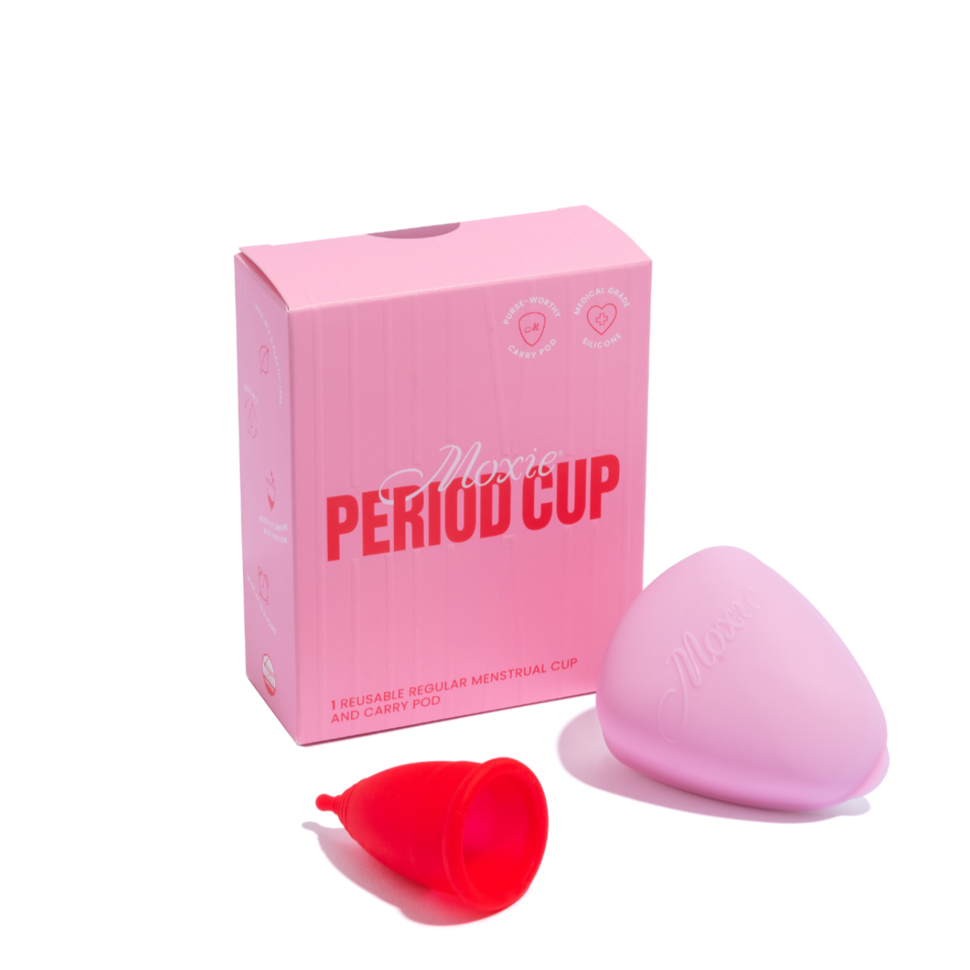 Moxie regular reusable menstrual cup