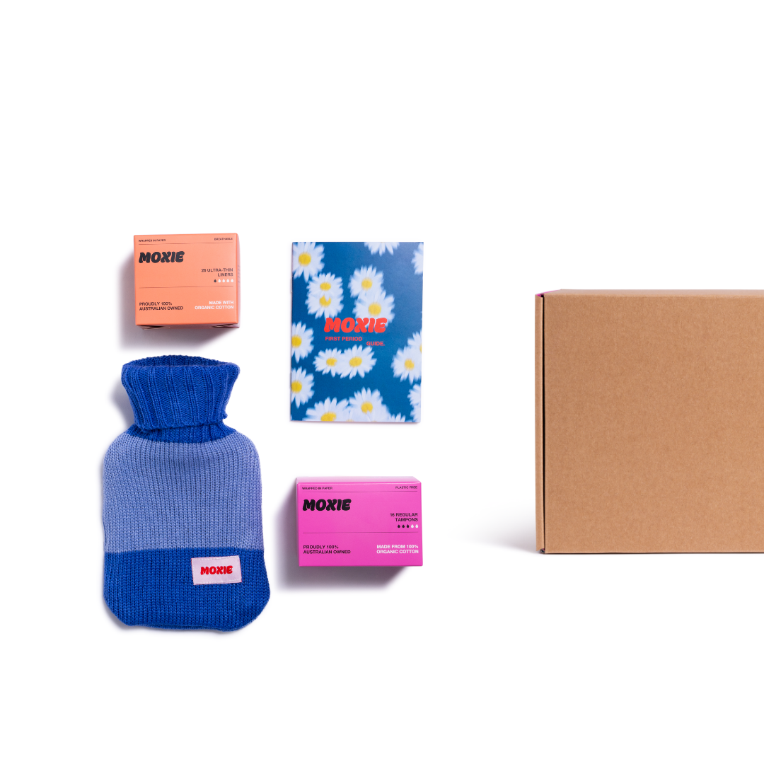 'Welcome to Periods!' Essentials Box (tampons)