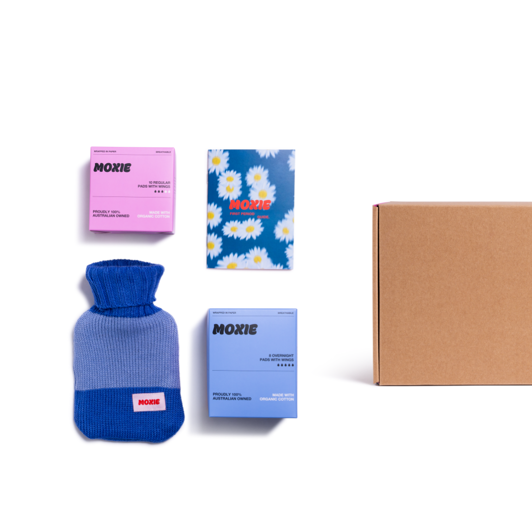 'Welcome to Periods!' Essentials Box (pads)