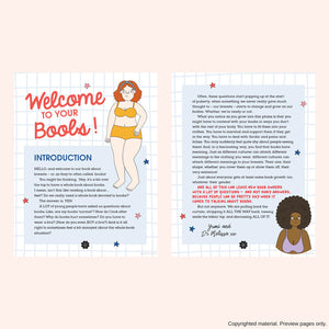 Welcome to your boobs! book - an easy guide for tweens