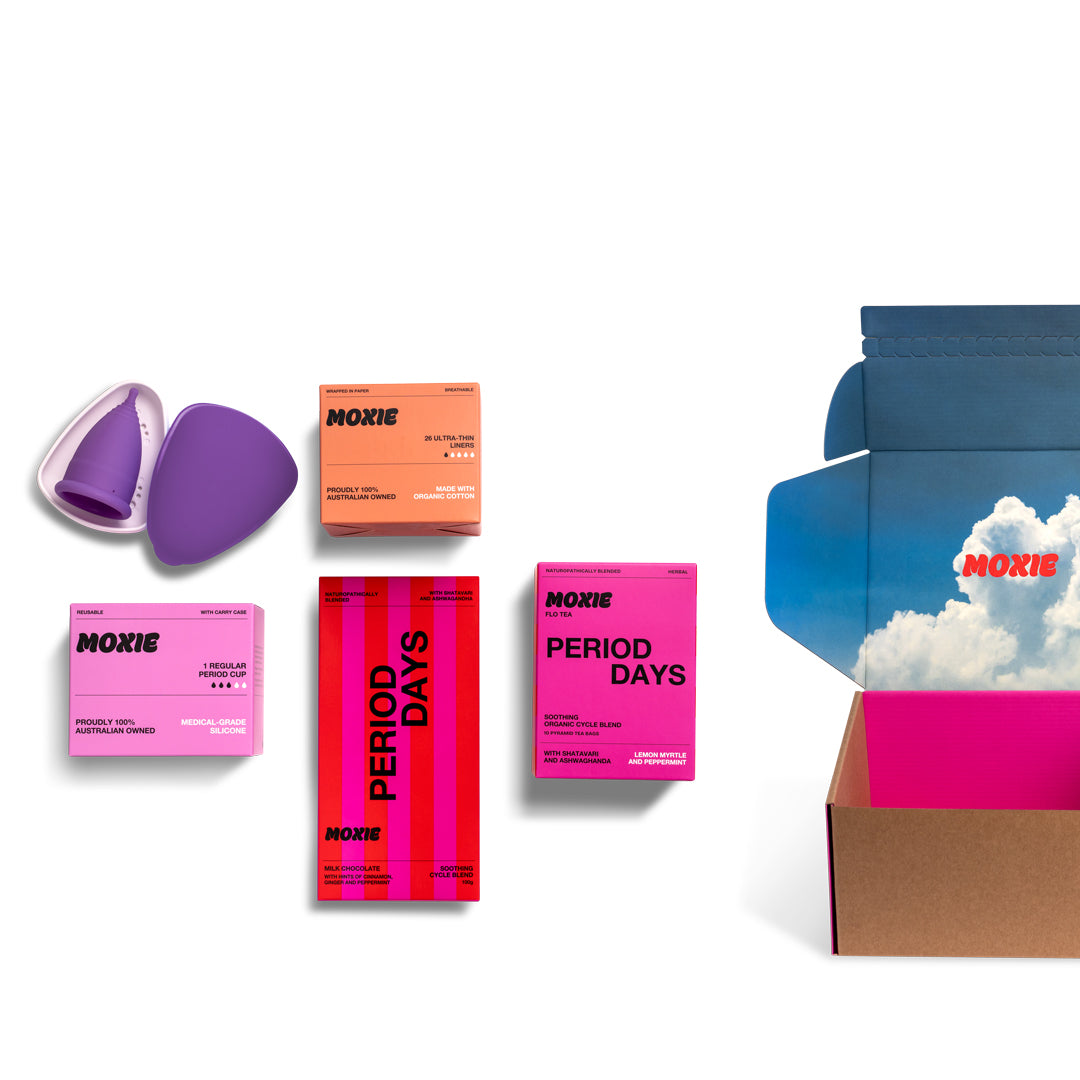 Moxie Menstrual Cup Kit (Regular or Super)