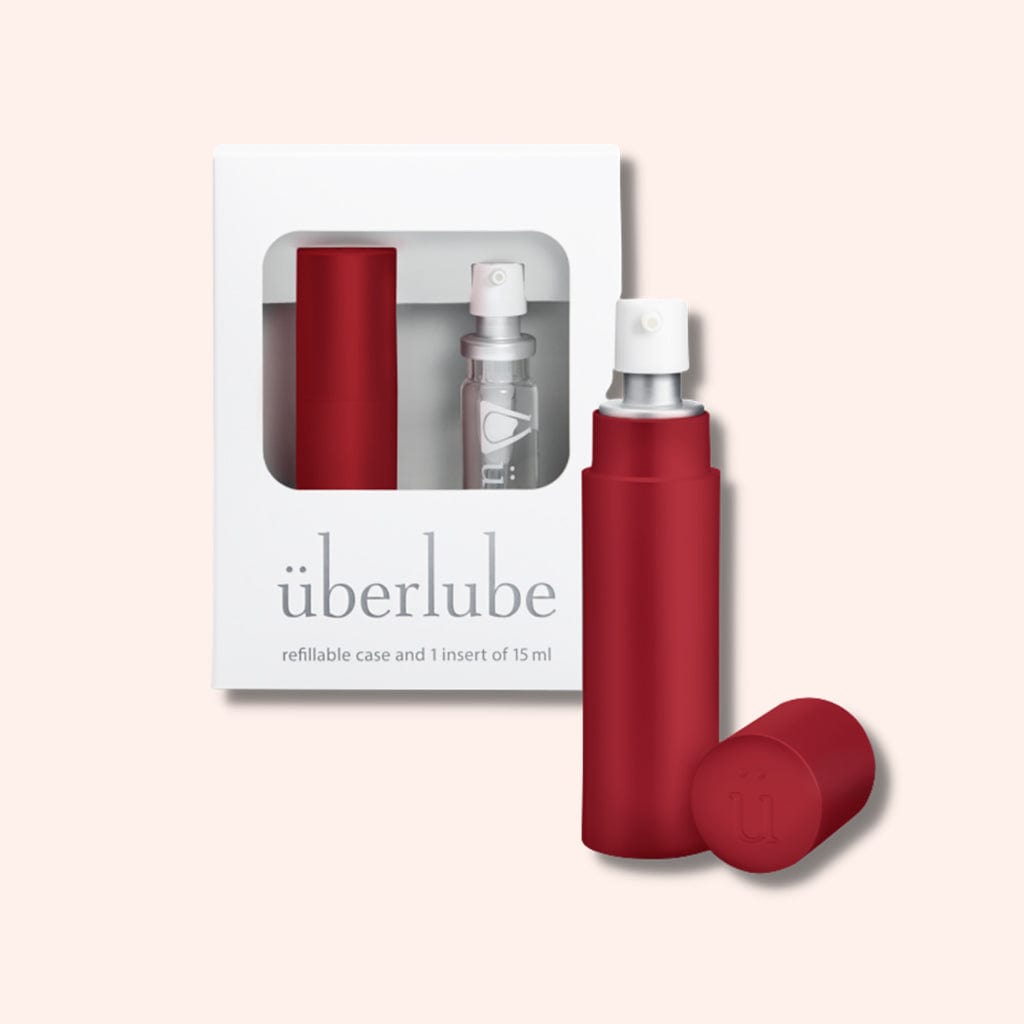 MoxieProducts Gifts UBERLUBE 'Good to go' luxury lubricant travel set (red)