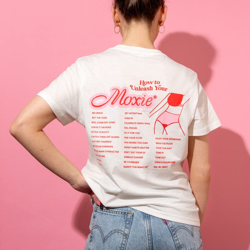 MoxieProducts Must Haves 'How to unleash your Moxie' cotton tee